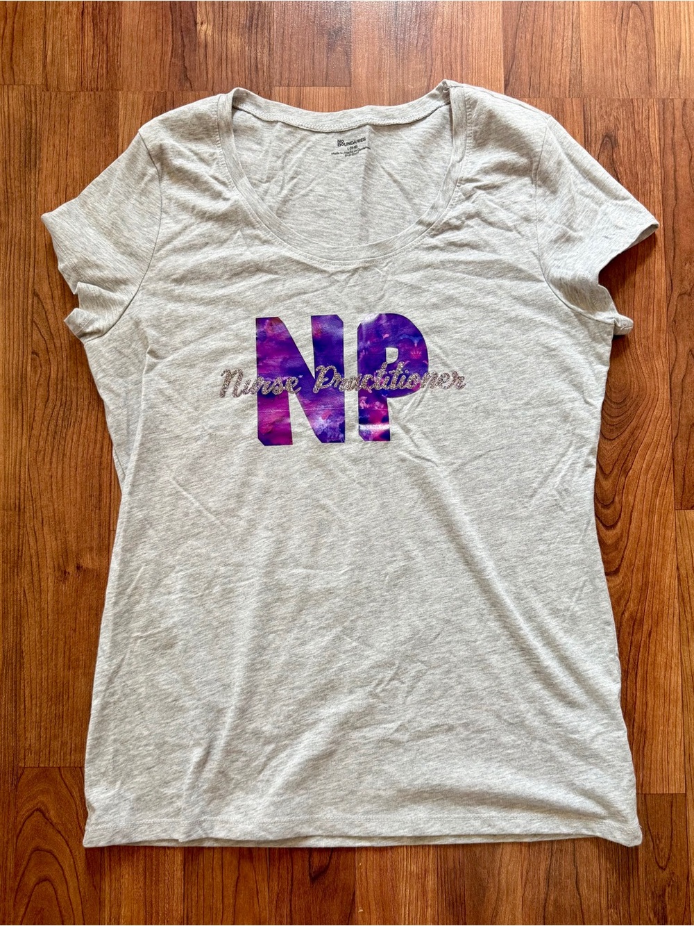 Nurse Practitioner Gray Short Sleeve Tee